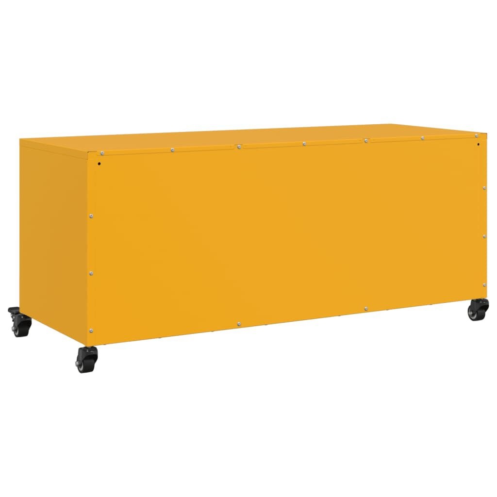 vidaXL TV-Meubel Mosterdgeel 100cm - 55% Korting!