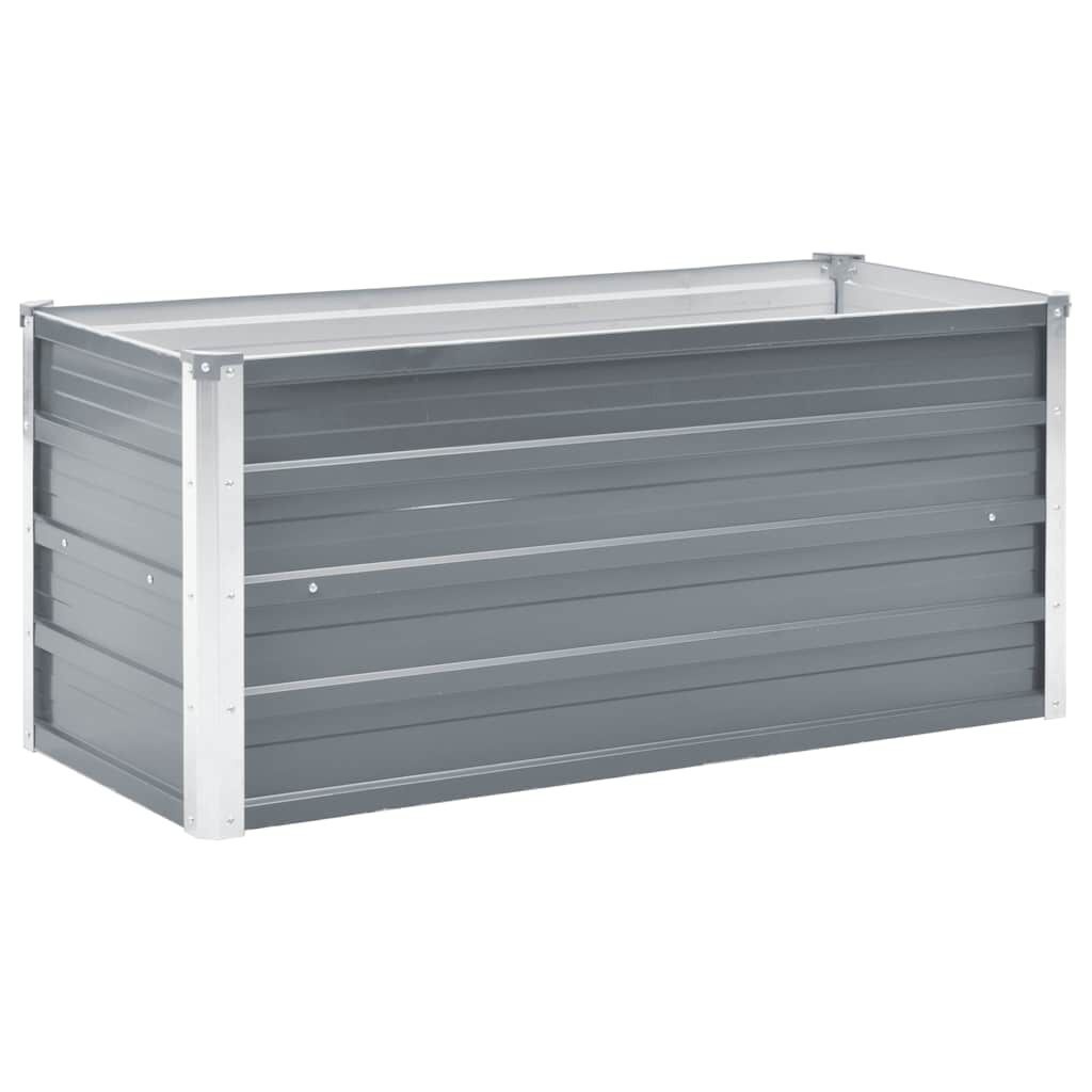 VidaXL Verhoogde Plantenbak 100x40x45cm Grijs - 35% Korting!