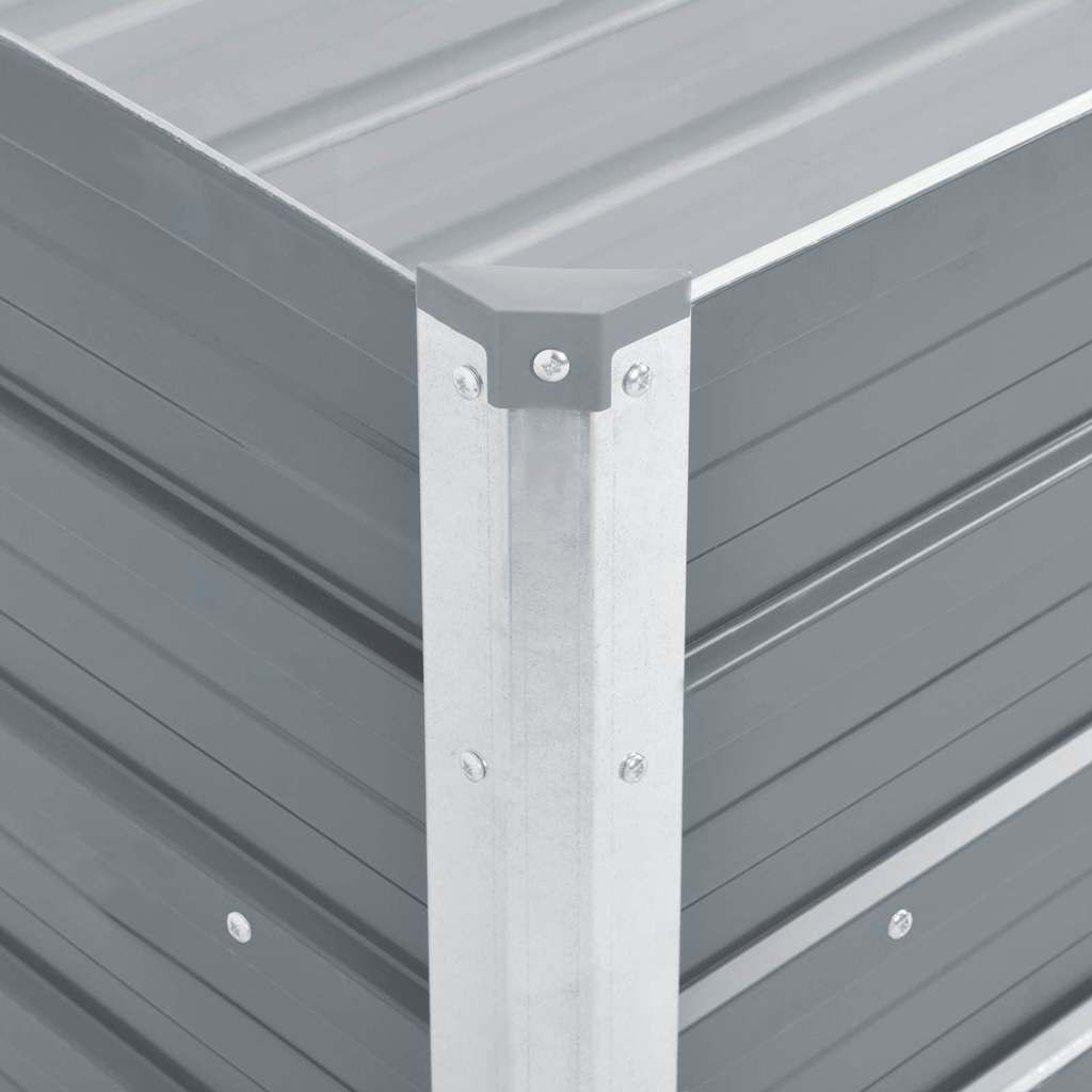 VidaXL Verhoogde Plantenbak 100x40x45cm Grijs - 35% Korting!