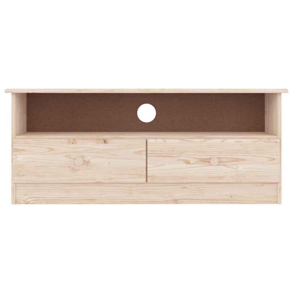 vidaXL TV-meubel met lades ALTA 100x35x41 cm massief grenenhout