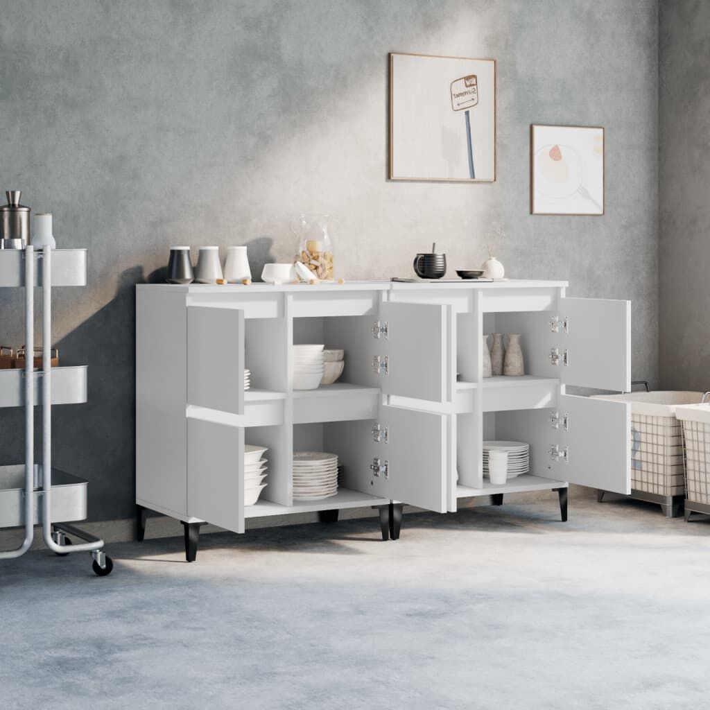 vidaXL Dressoirs (2 st.) Wit - 35% Korting! Zo Goed Als Nieuw