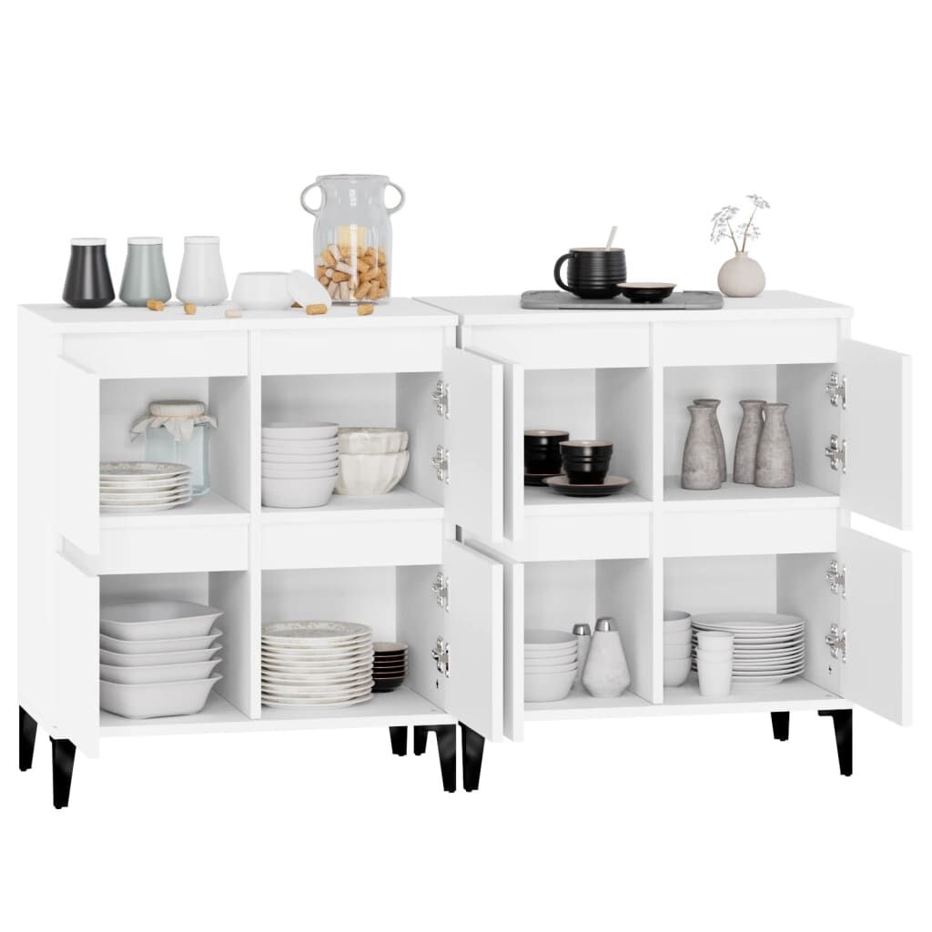 vidaXL Dressoirs (2 st.) Wit - 35% Korting! Zo Goed Als Nieuw