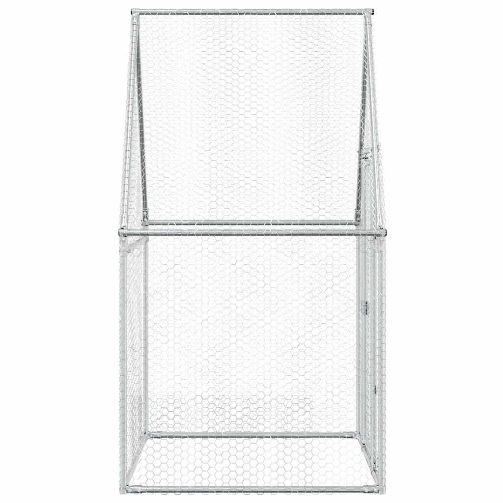 Kippenhok gegalvaniseerd staal 100x100x190cm - 60% Korting!