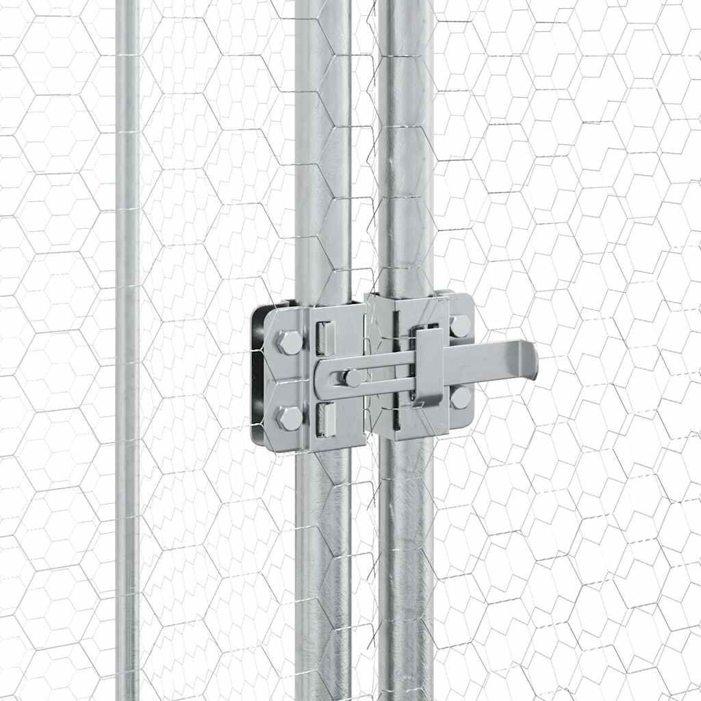 Kippenhok gegalvaniseerd staal 100x100x190cm - 60% Korting!