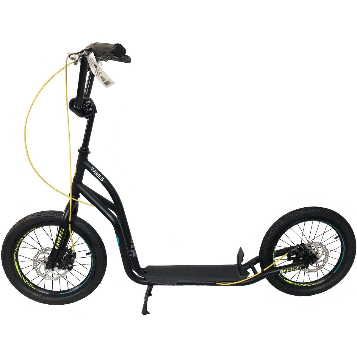 Step commute - zwart - 16 inch met schijfrem