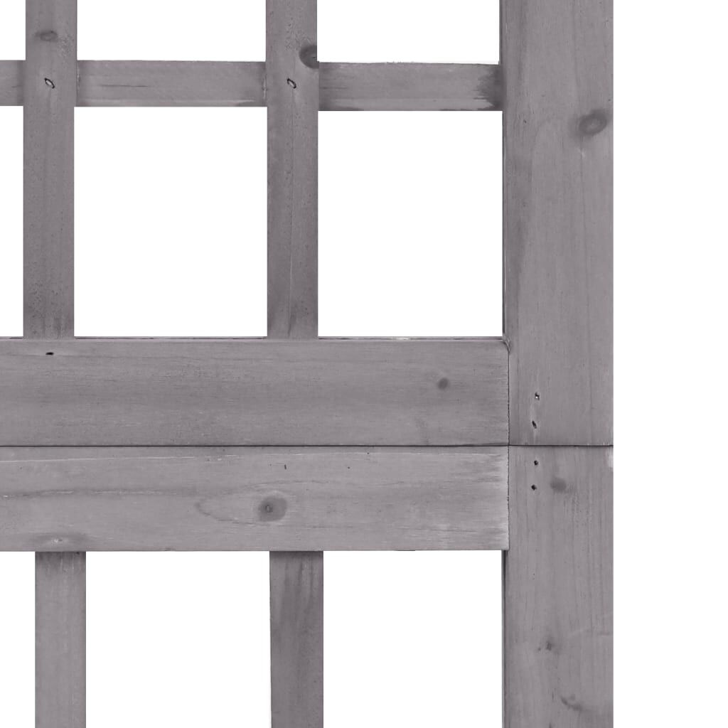 VidaXL Kamerscherm/Trellis Grijs 242,5x180cm - 35% Korting!