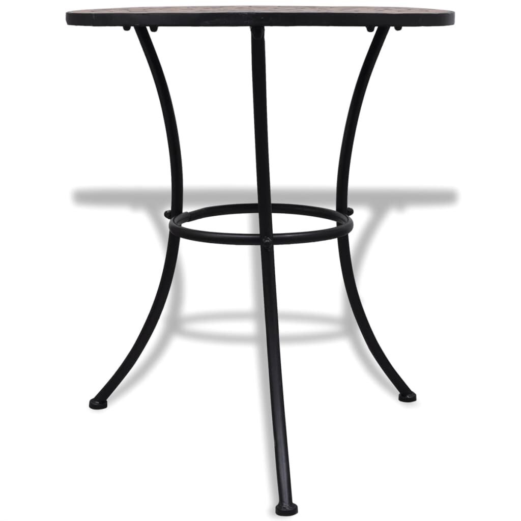 vidaXL Bistrotafel 60cm Terracotta - Retourdeal!