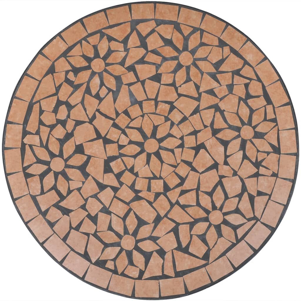 vidaXL Bistrotafel 60cm Terracotta - Retourdeal!