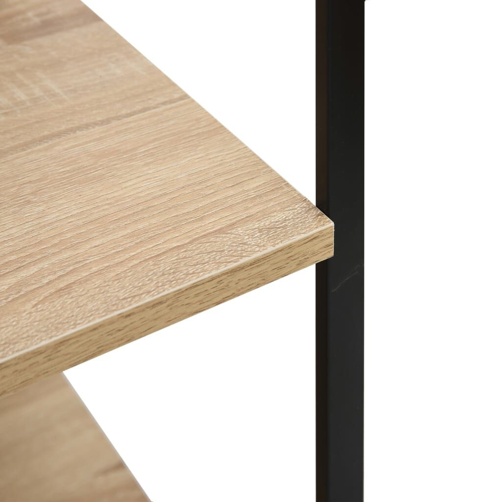 vidaXL Magnetronkast Zwart/Eiken - 60% Korting!