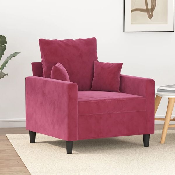 vidaXL Fauteuil Wijnrood - 35% Korting! Superdeal!