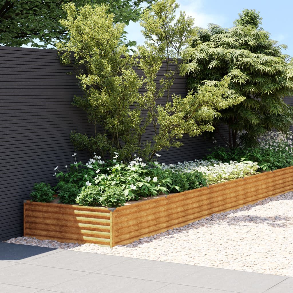 vidaXL Cortenstaal Plantenbak 579cm - 35% Korting!