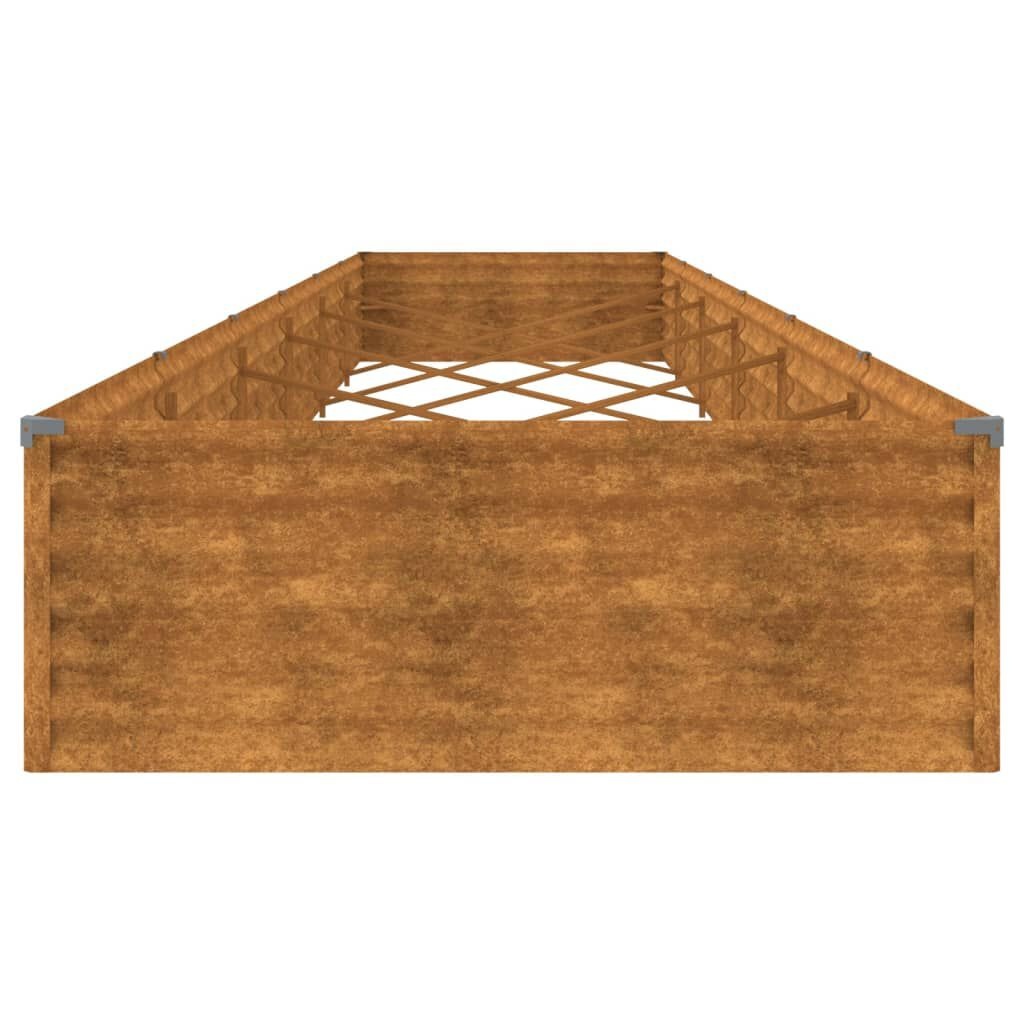 vidaXL Cortenstaal Plantenbak 579cm - 35% Korting!