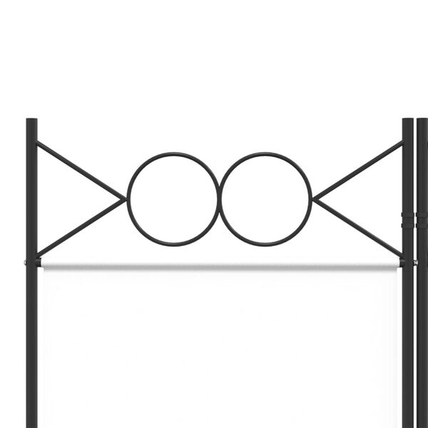 Kamerscherm 5 Panelen Wit 200x220cm - 35% Korting!