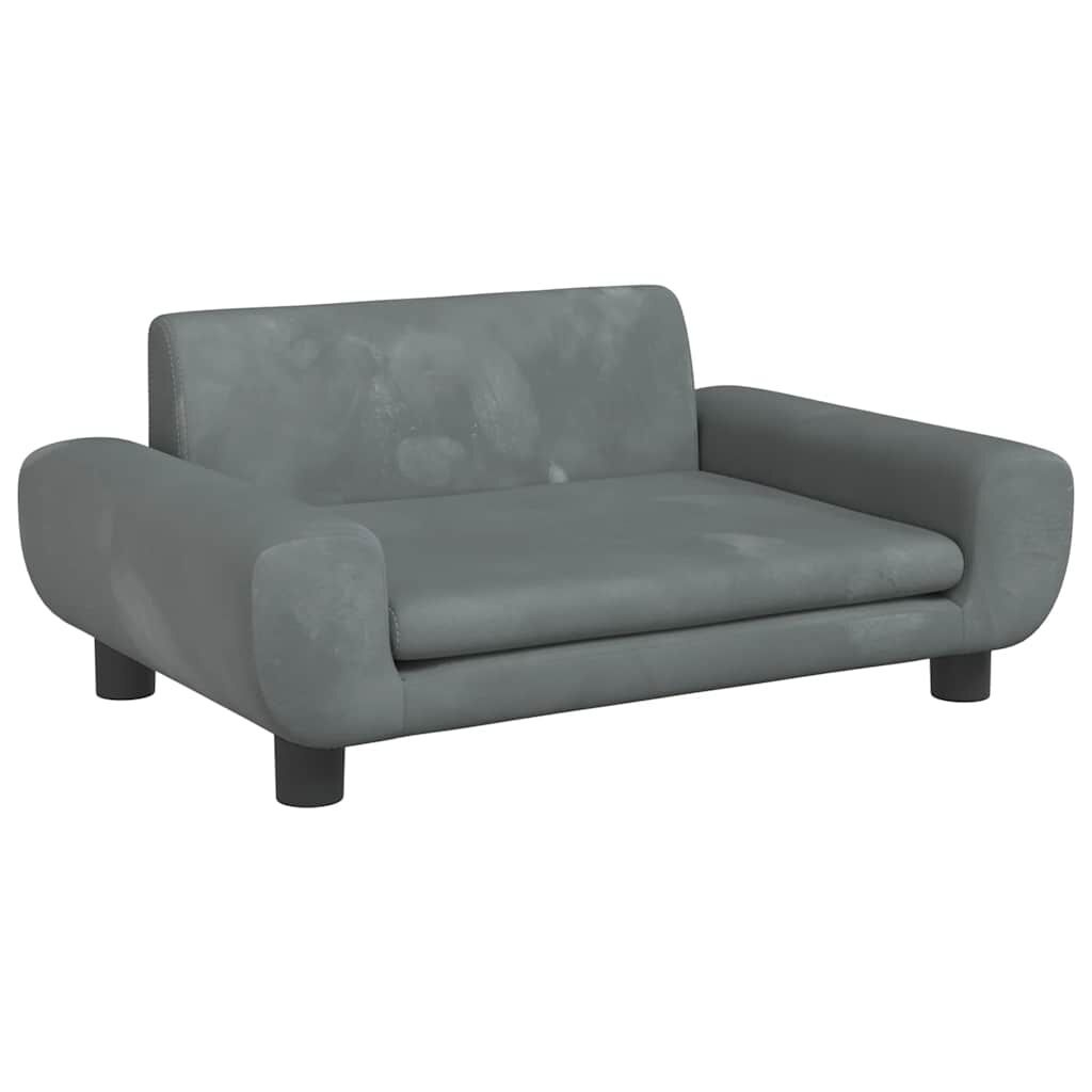 VidaXL Hondenmand Fluweel Grijs - 70x45cm - 35% Korting!