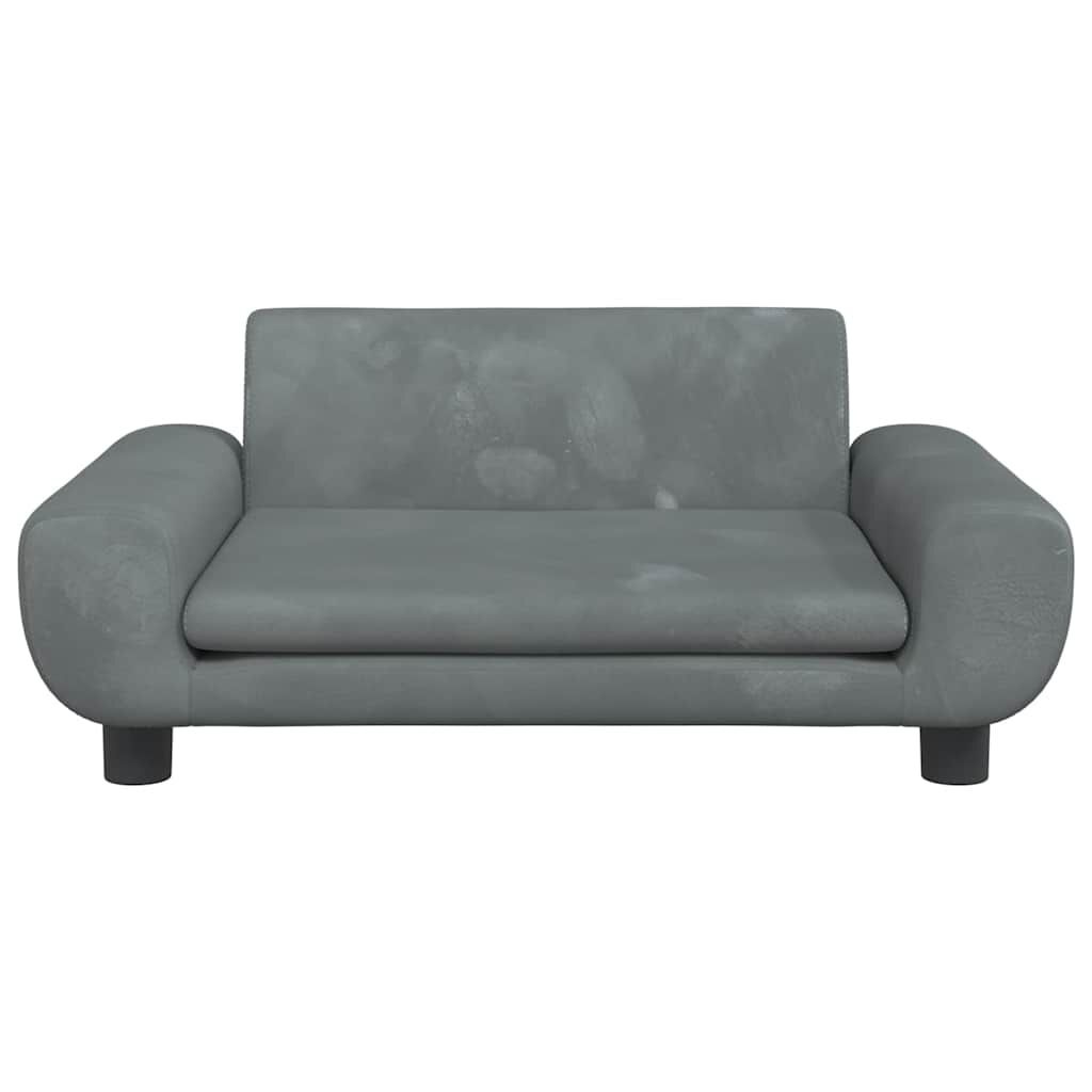 VidaXL Hondenmand Fluweel Grijs - 70x45cm - 35% Korting!