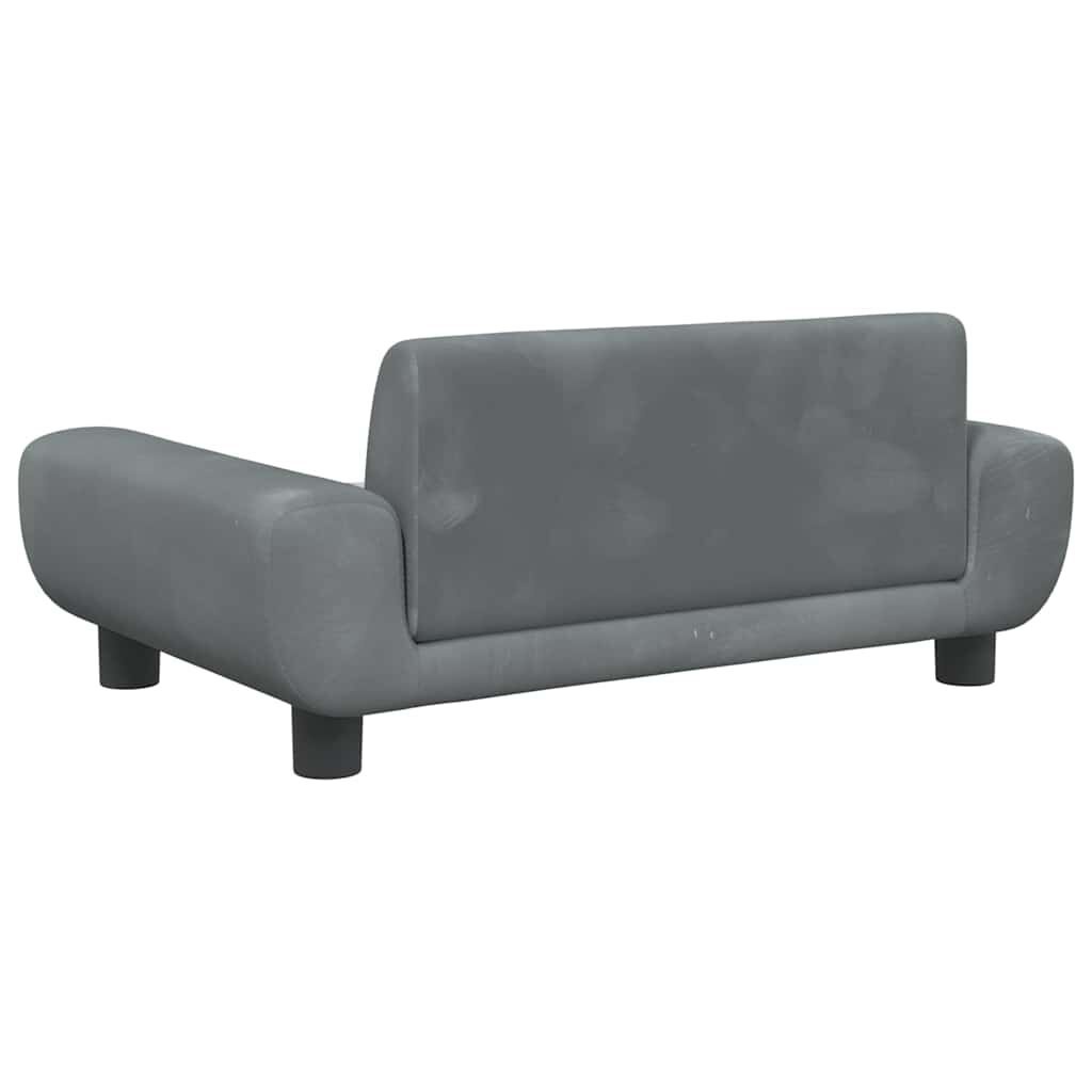 VidaXL Hondenmand Fluweel Grijs - 70x45cm - 35% Korting!