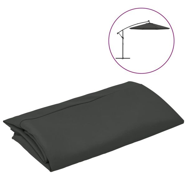 vidaXL Parasoldoek 350cm Antraciet - 35% Korting!