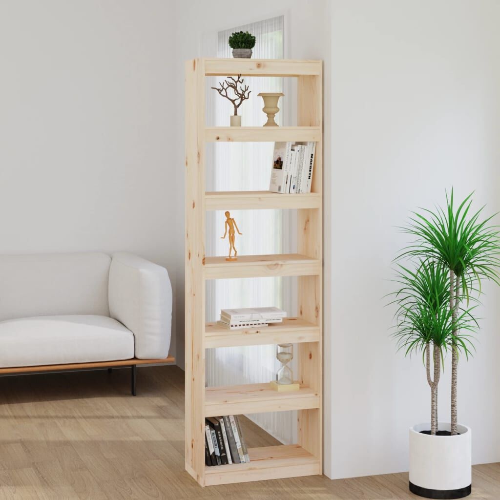 Boekenkast/Kamerscherm Grenenhout 60cm - 35% Korting!