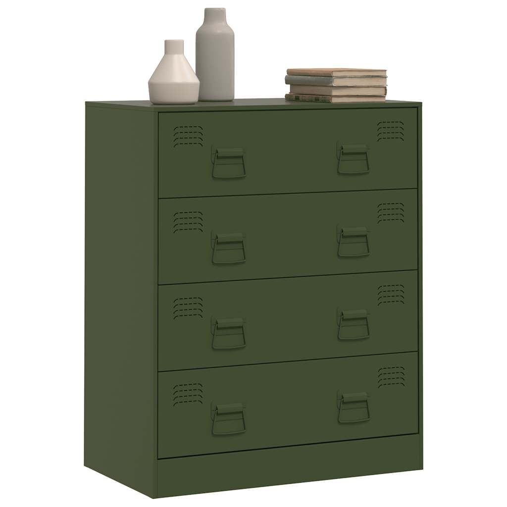 vidaXL Dressoir Olijfgroen 67cm - 60% Korting!