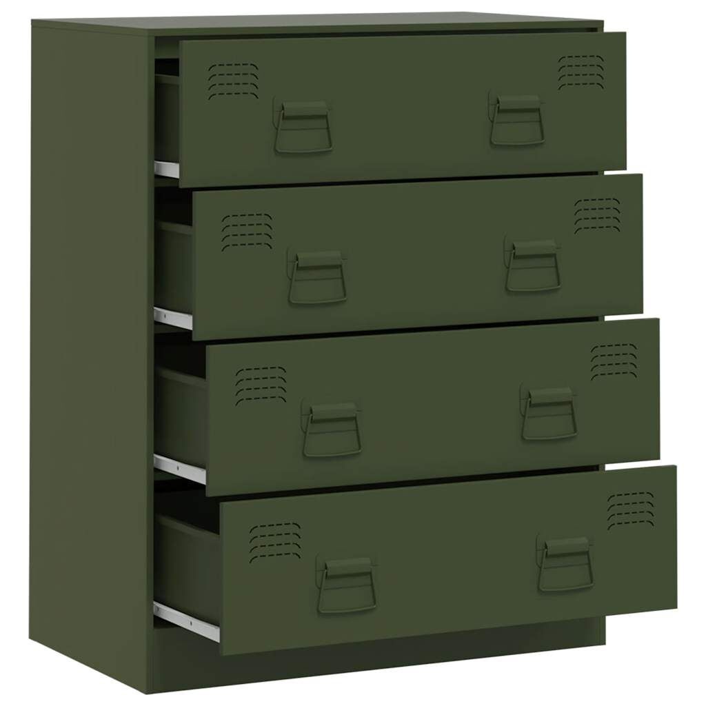 vidaXL Dressoir Olijfgroen 67cm - 60% Korting!