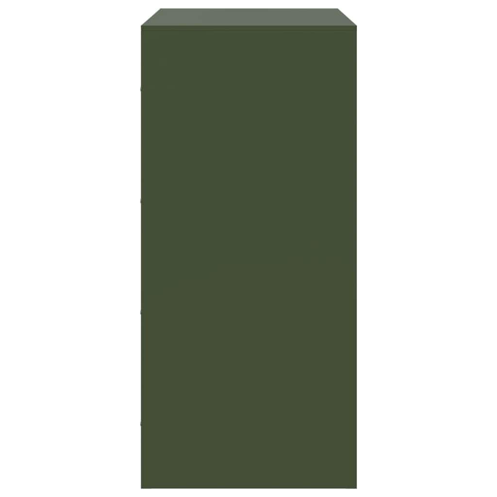 vidaXL Dressoir Olijfgroen 67cm - 60% Korting!