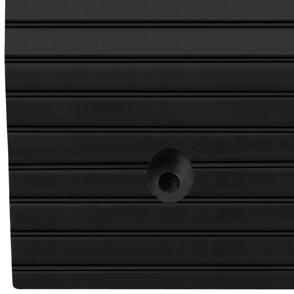vidaXL Drempelbrug Rubber 80x40x8cm Zwart - Retourdeal!