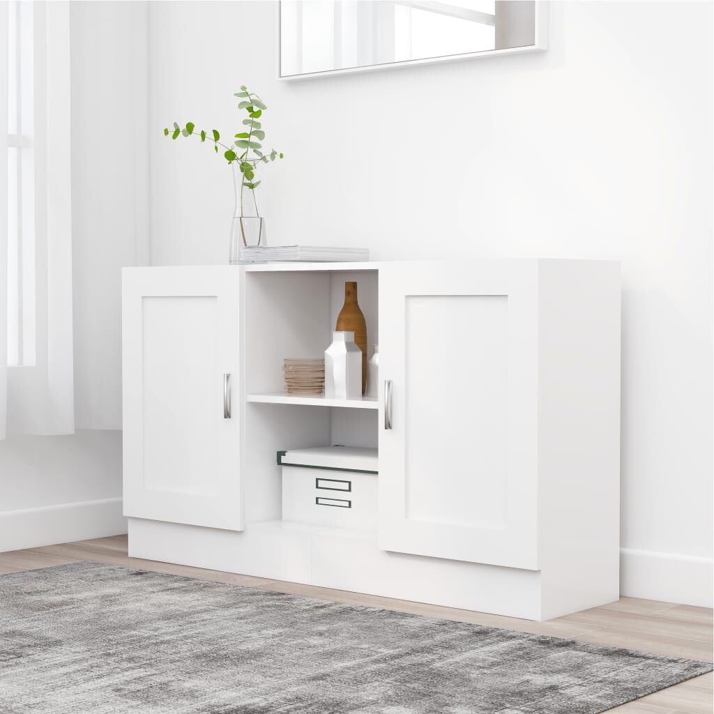 Dressoir Hoogglans Wit 120cm - VIDA XL - 50% Korting!