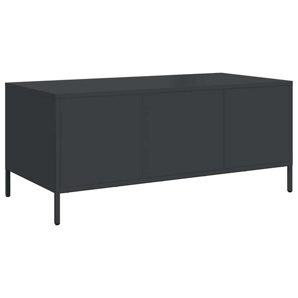 vidaXL Salontafel Zwart - 101,5cm - 35% Korting! (Verpakking Beschadigd)