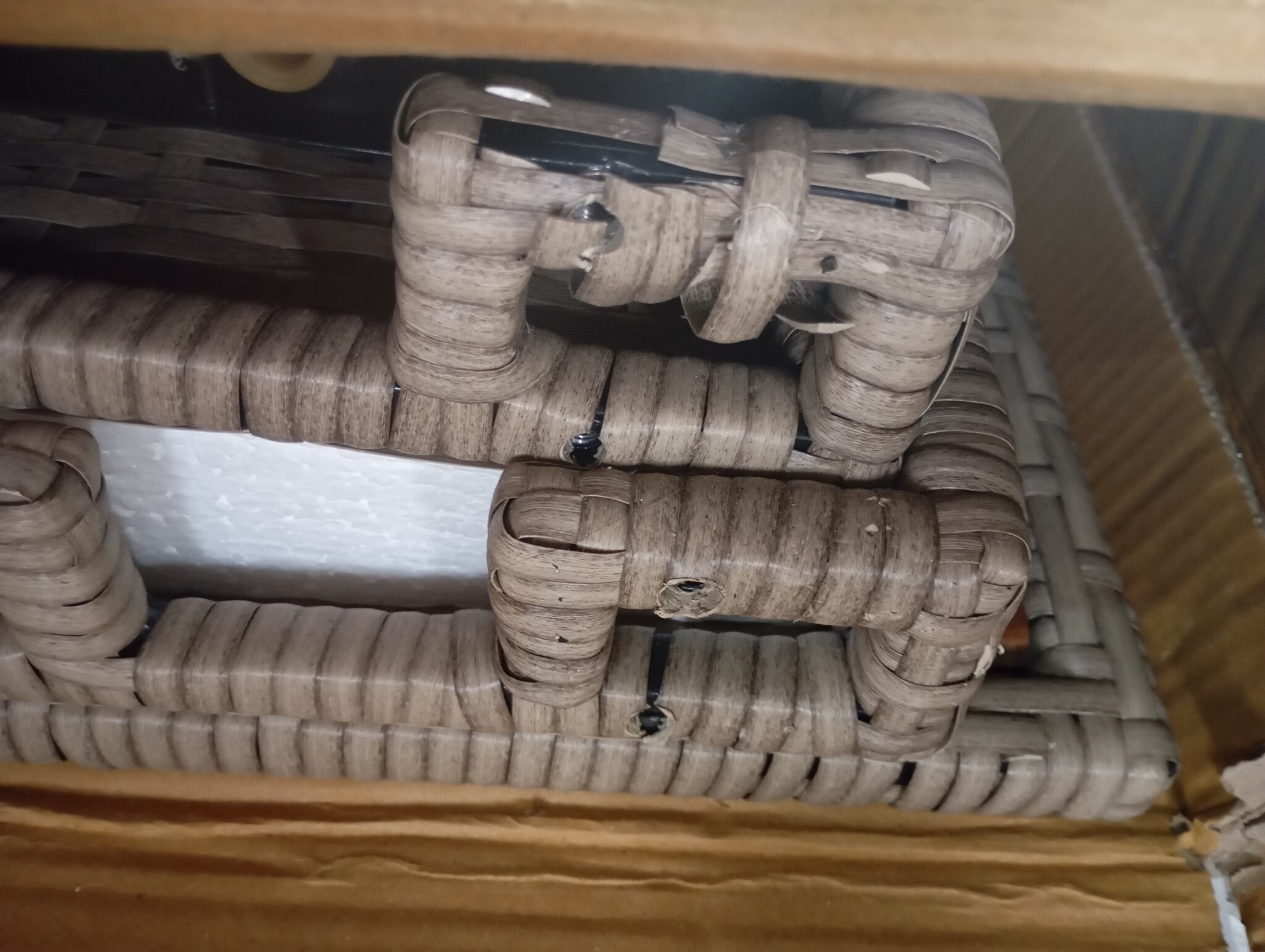 vidaXL Buitendouche Rattan Beige - 50% Korting! (Lichte Schade)
