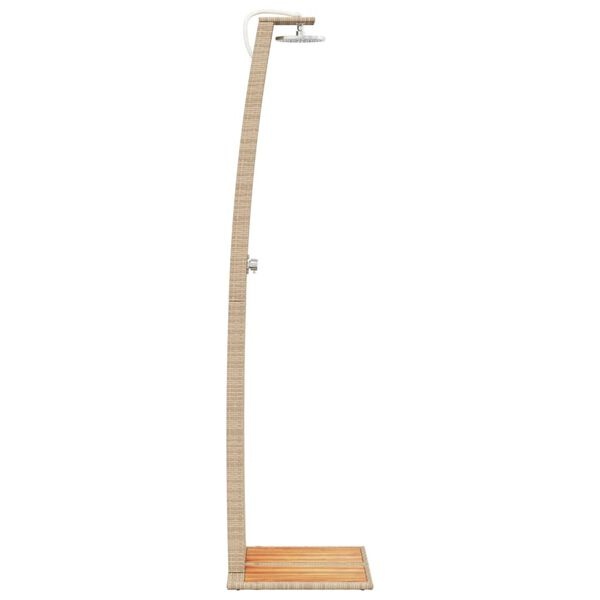 vidaXL Buitendouche Rattan Beige - 50% Korting! (Lichte Schade)
