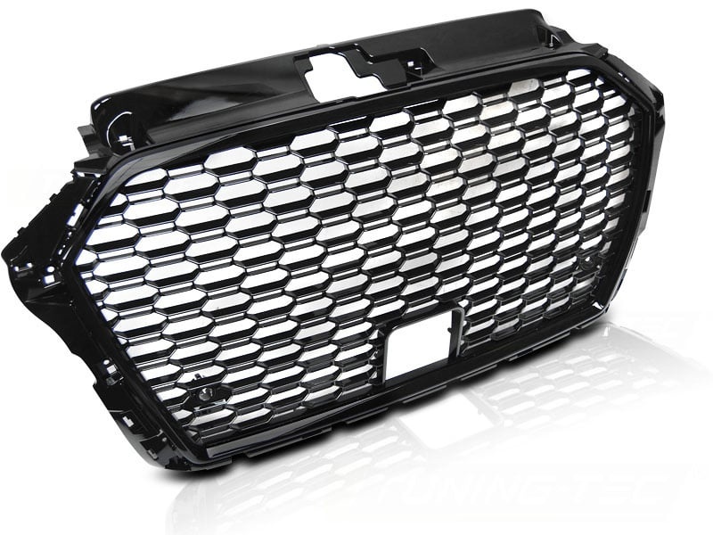 Audi A3/S3 Grill (8V) Zwart - 40% Korting! Hatchback/Sedan/Cabrio