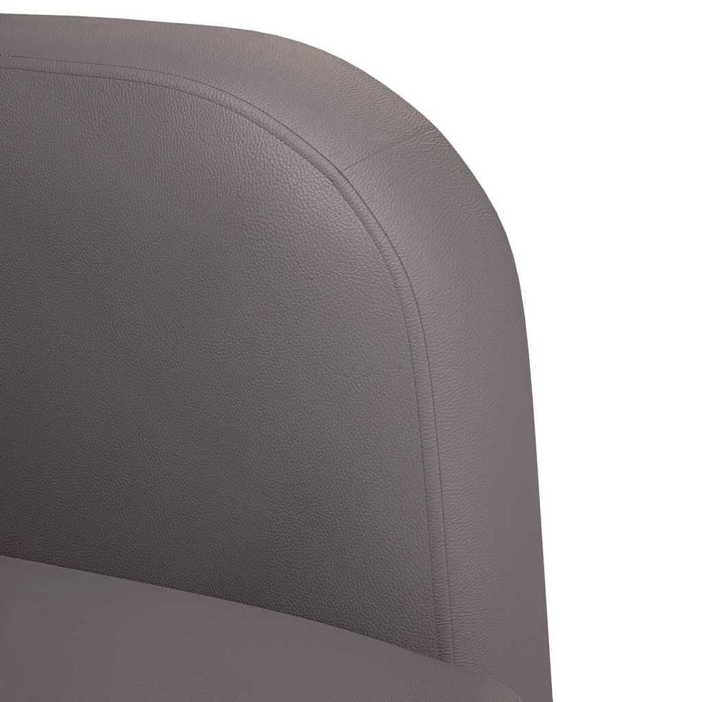 VidaXL Fauteuil Grijs Kunstleer -35%! Krasje, Topdeal!