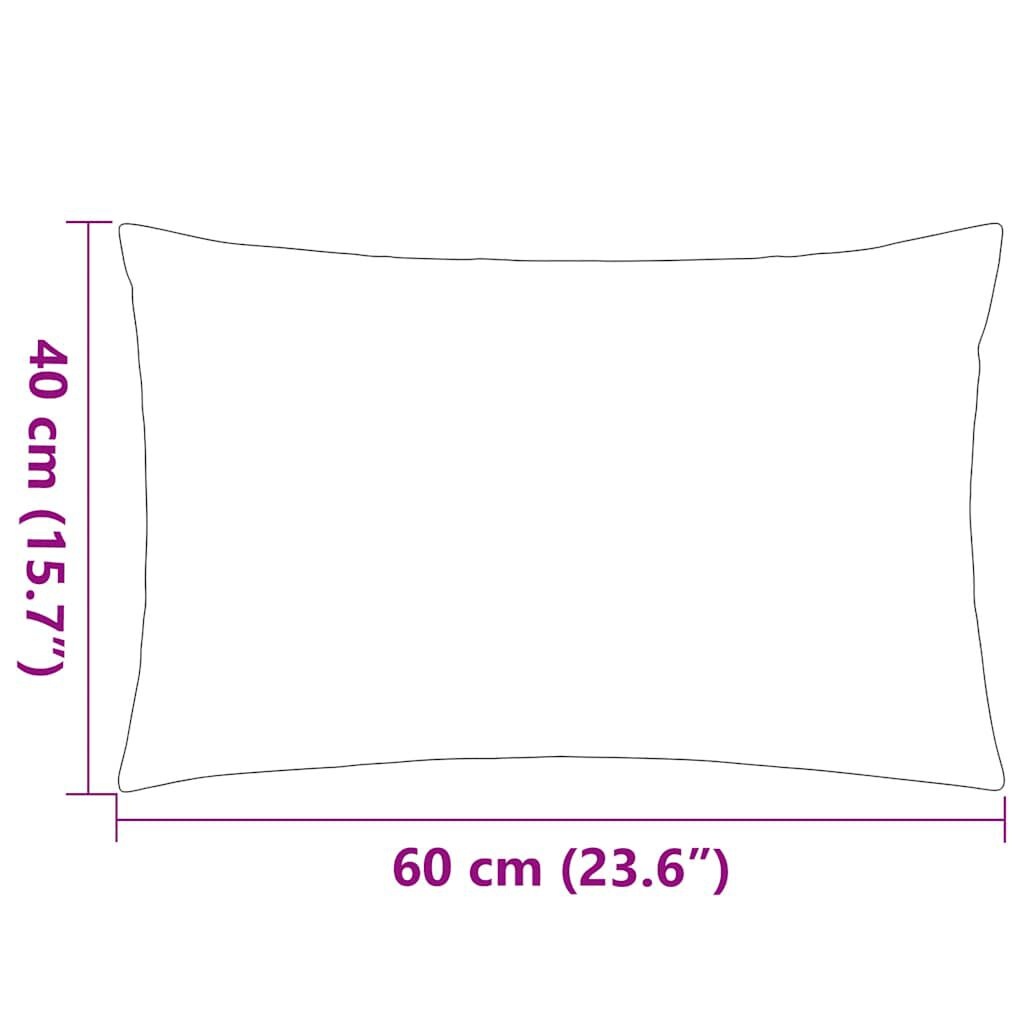 vidaXL Buitenkussens 60x40 Grijs (3 stuks) - 60% Korting!