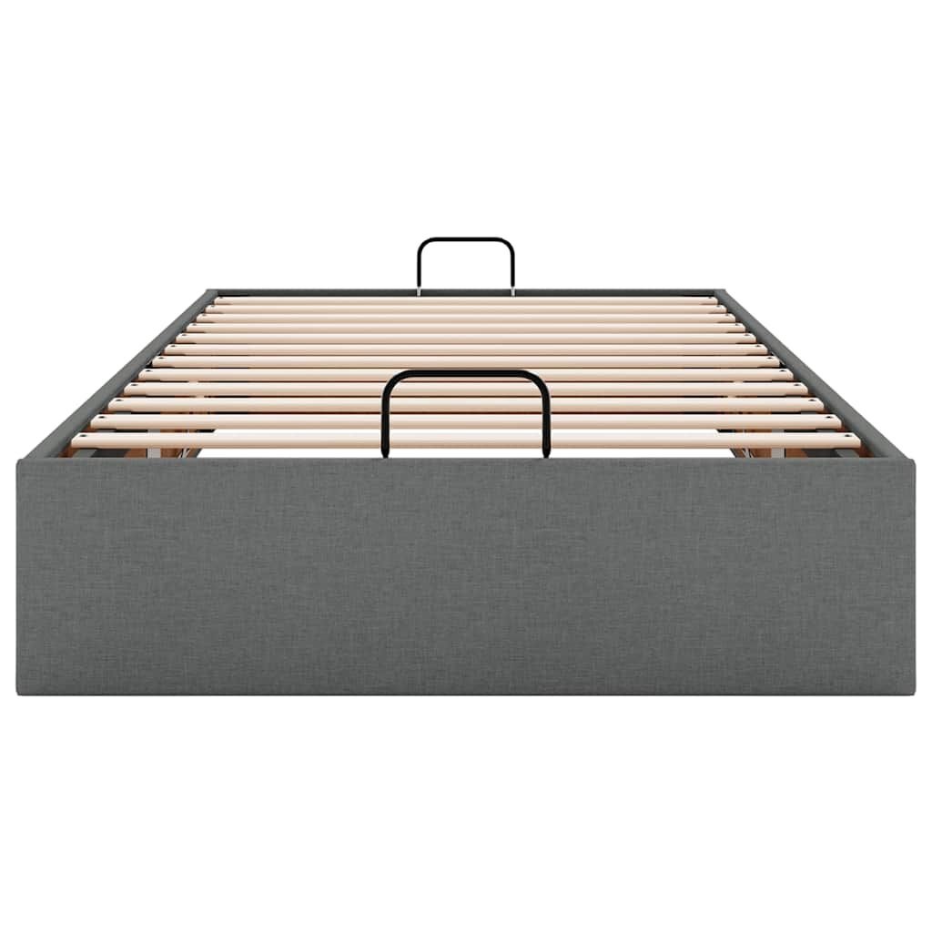 VidaXL Bedframe 100x200 cm Donkergrijs - Retourdeal!