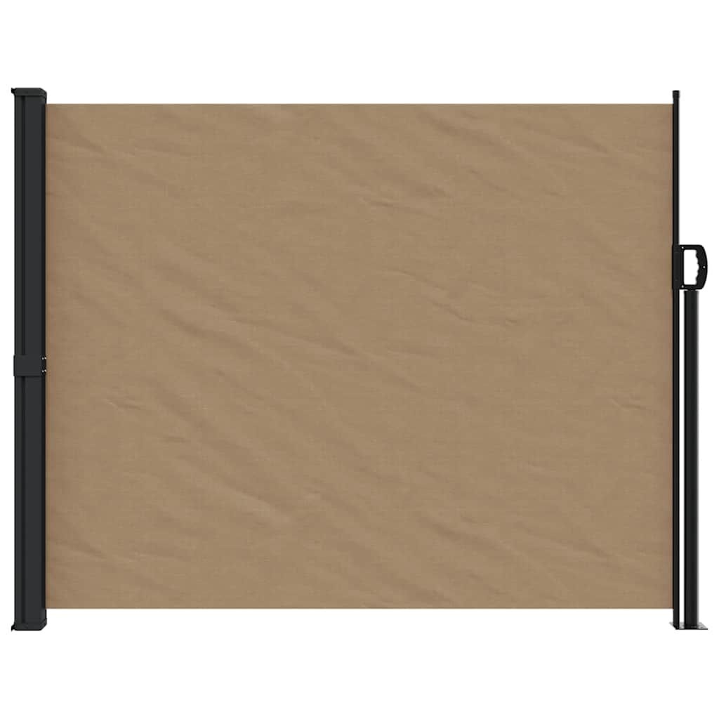 vidaXL Uittrekbaar Windscherm 160x300 cm Taupe - Zo Goed Als Nieuw!