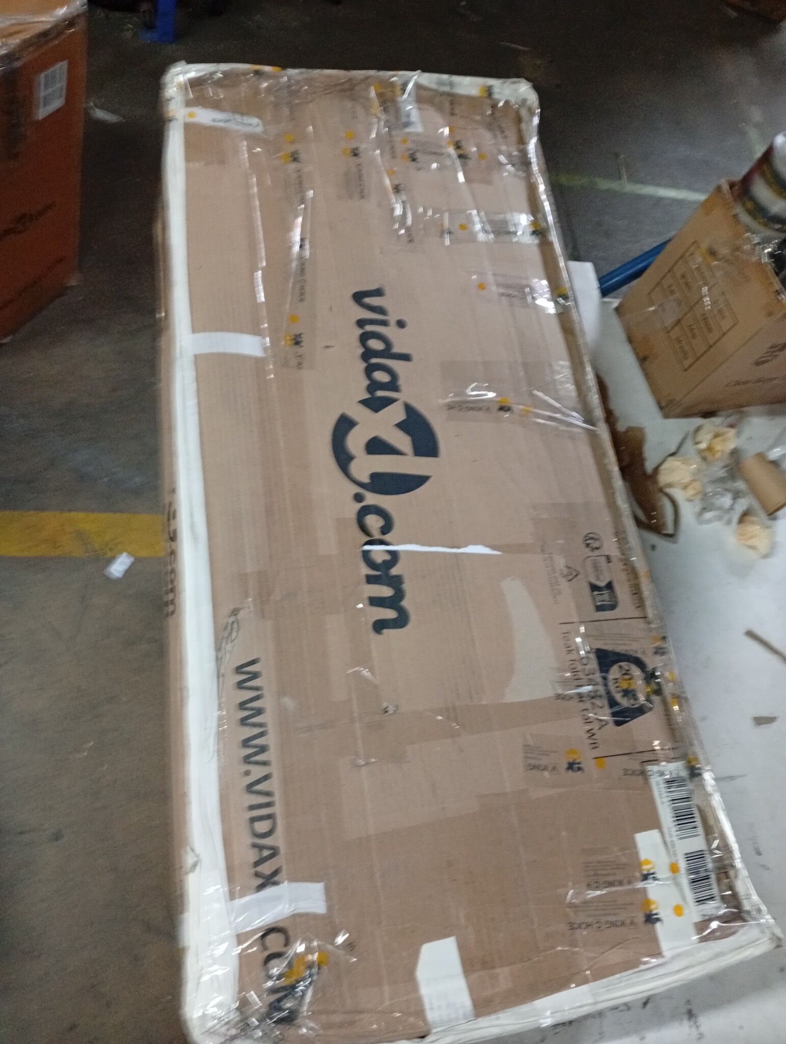 vidaXL Inklapbare Bartafel Teakhout 155cm - Zo Goed Als Nieuw!