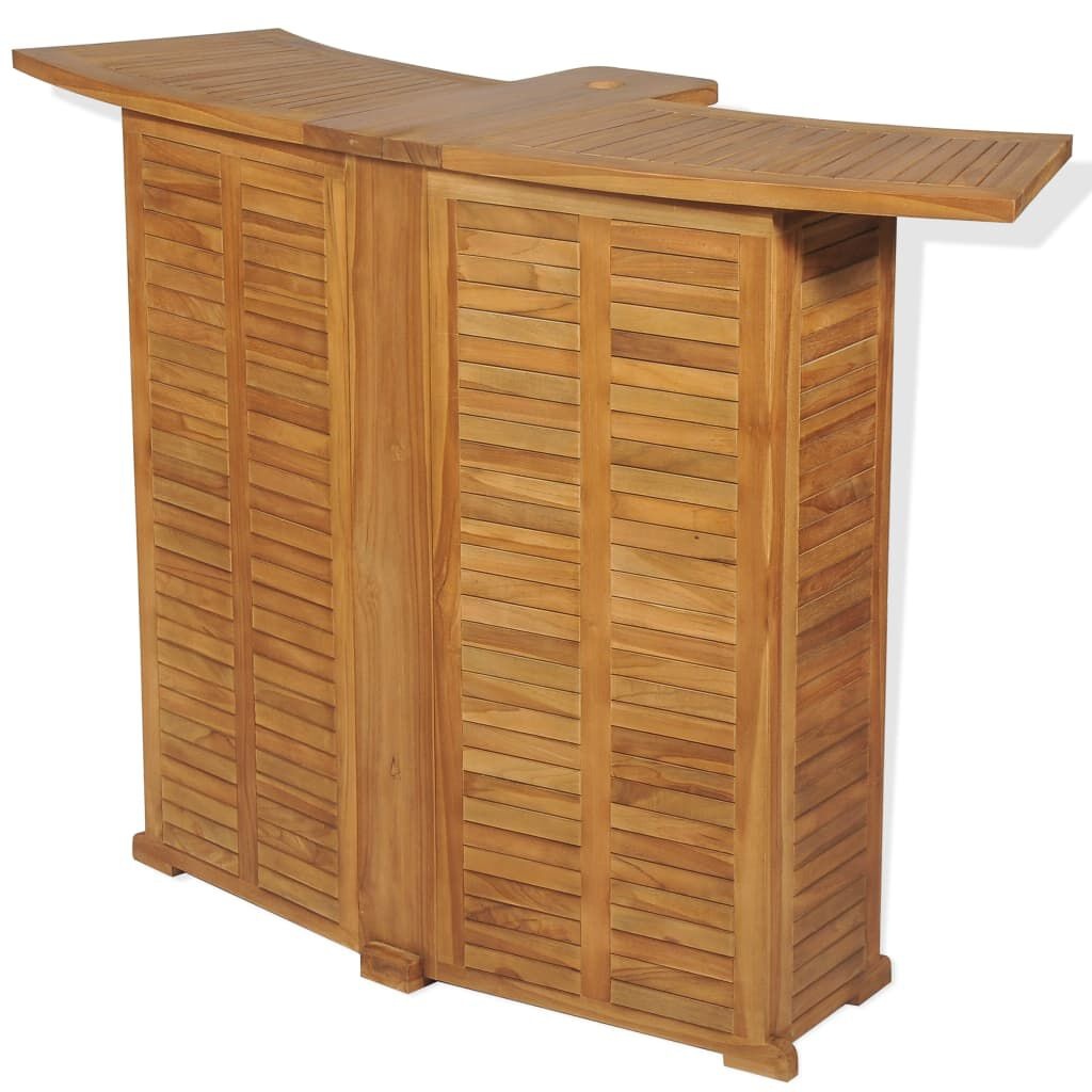 vidaXL Inklapbare Bartafel Teakhout 155cm - Zo Goed Als Nieuw!