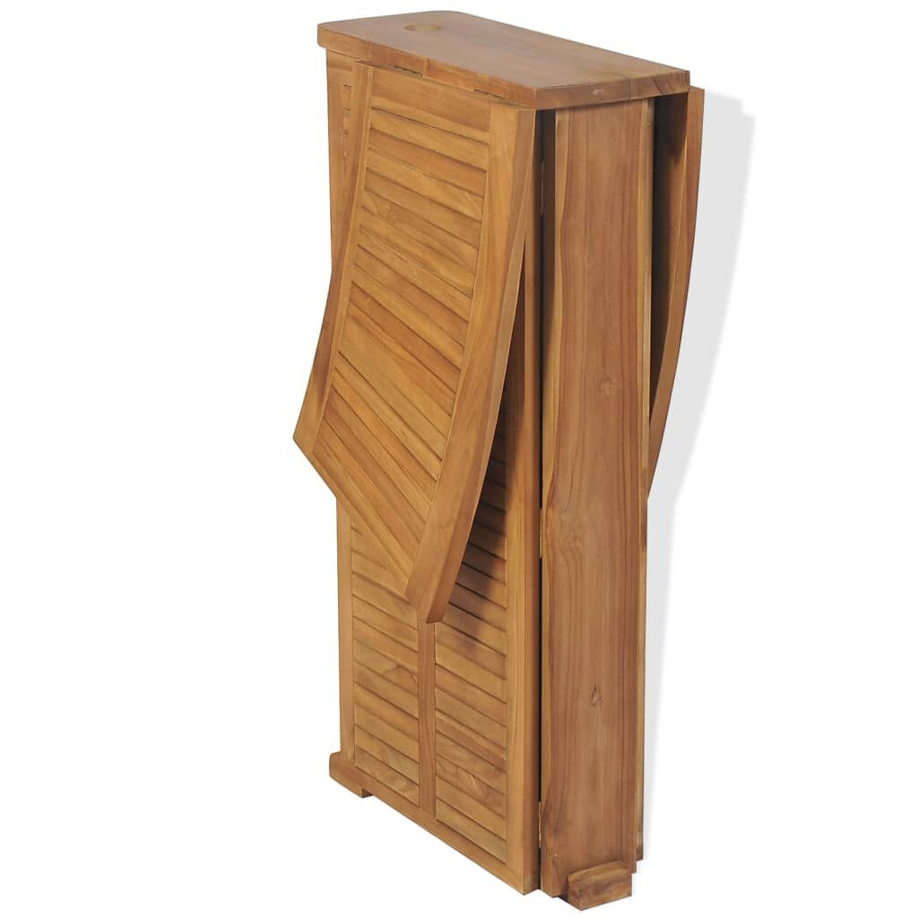 vidaXL Inklapbare Bartafel Teakhout 155cm - Zo Goed Als Nieuw!