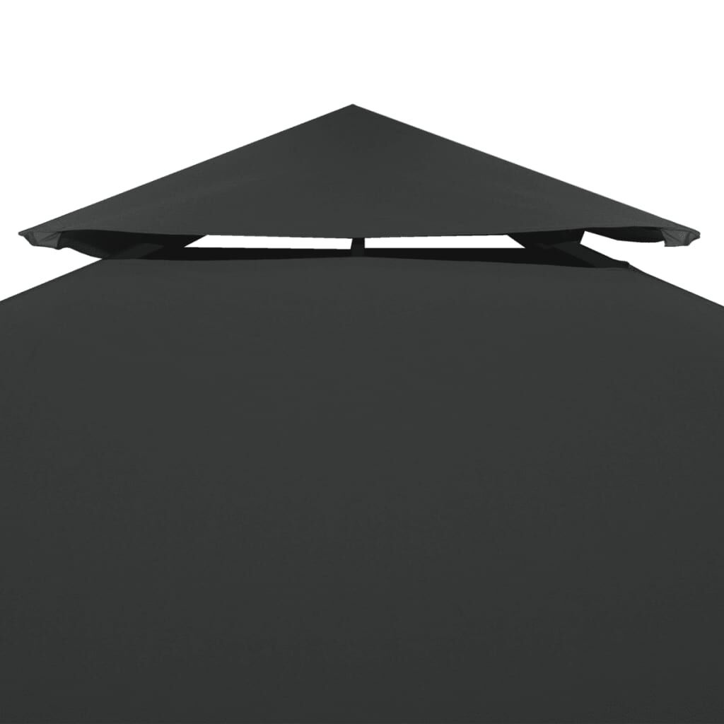 VidaXL Prieel Tentdoek 3x3m Donkergrijs -35%!