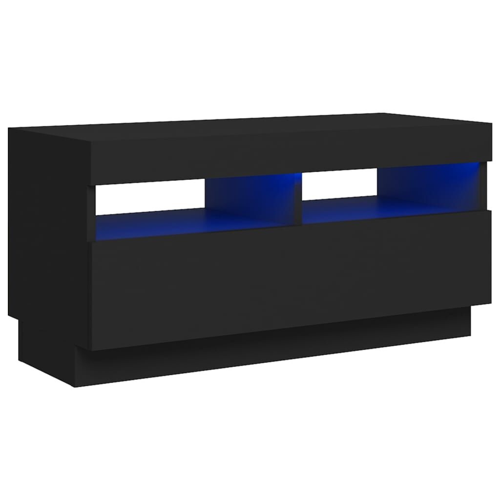 TV Meubel met LED Zwart 80cm - 35% Korting! (Nieuw)
