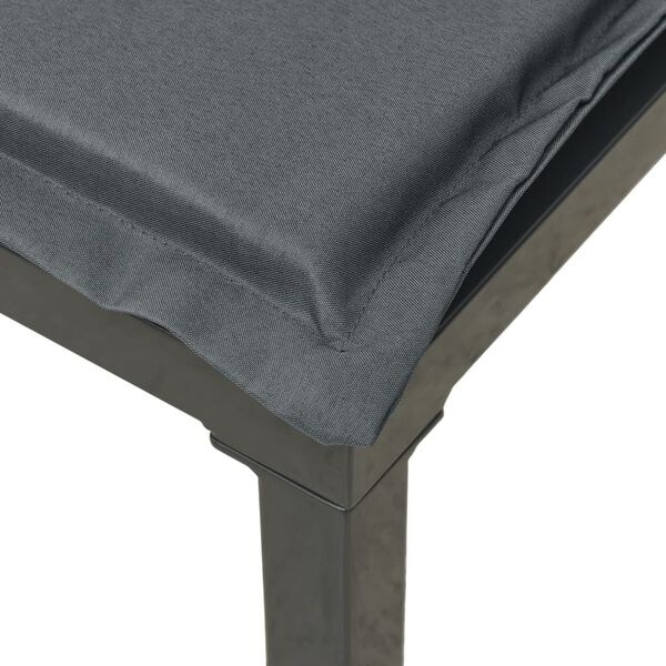 Luxe VidaXL Loungeset (4-delig) Zwart/Grijs - Retourdeal!