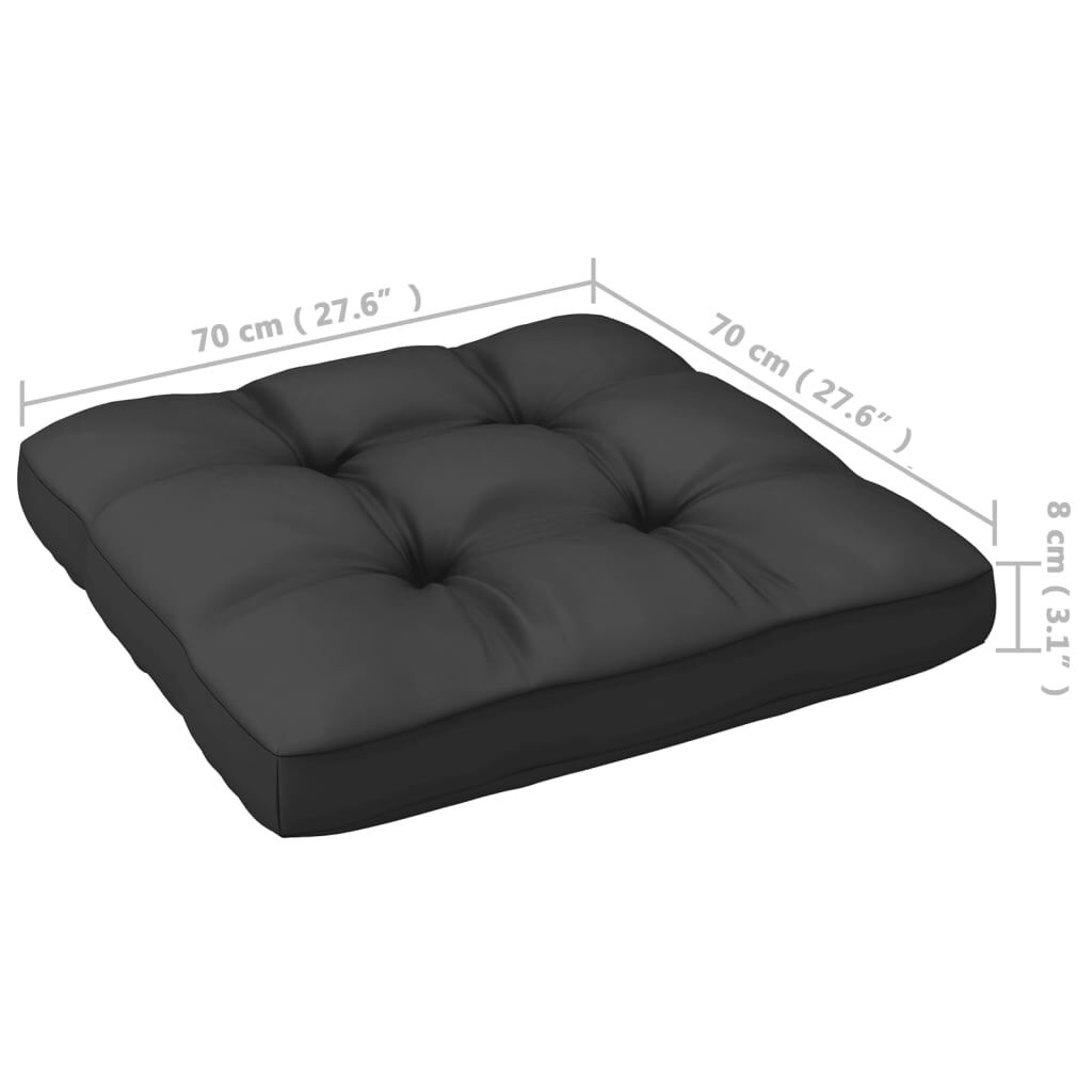 vidaXL Loungeset Grenenhout Wit - 4-delig - 35% Korting!
