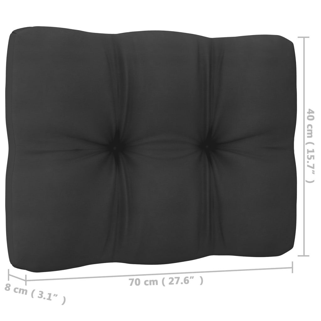 vidaXL Loungeset Grenenhout Wit - 4-delig - 35% Korting!