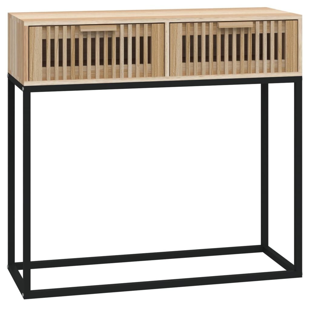 vidaXL Wandtafel Hout/IJzer 80cm - 35% Korting!