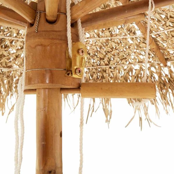VidaXL Tiki Paraplu Bamboe 150cm met Klamboe - 60% Korting!
