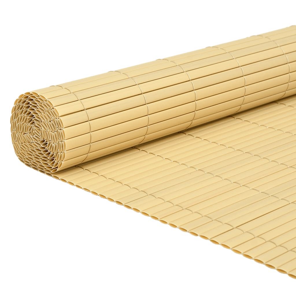 vidaXL Tuinafscheiding Geel 110x400cm - Zo Goed Als Nieuw!