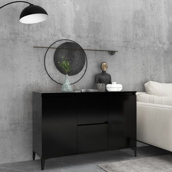 VidaXL Dressoir Zwart 104cm - 55% Korting! (Montage Schade)
