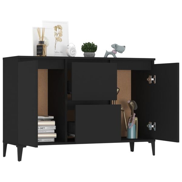 VidaXL Dressoir Zwart 104cm - 55% Korting! (Montage Schade)