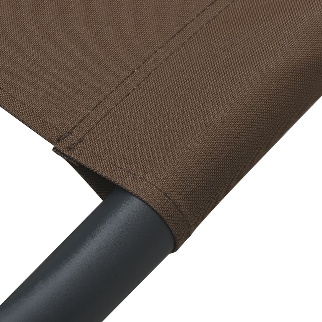 Luxe Loungebed met Luifel & Kussens Bruin - 35% Korting!