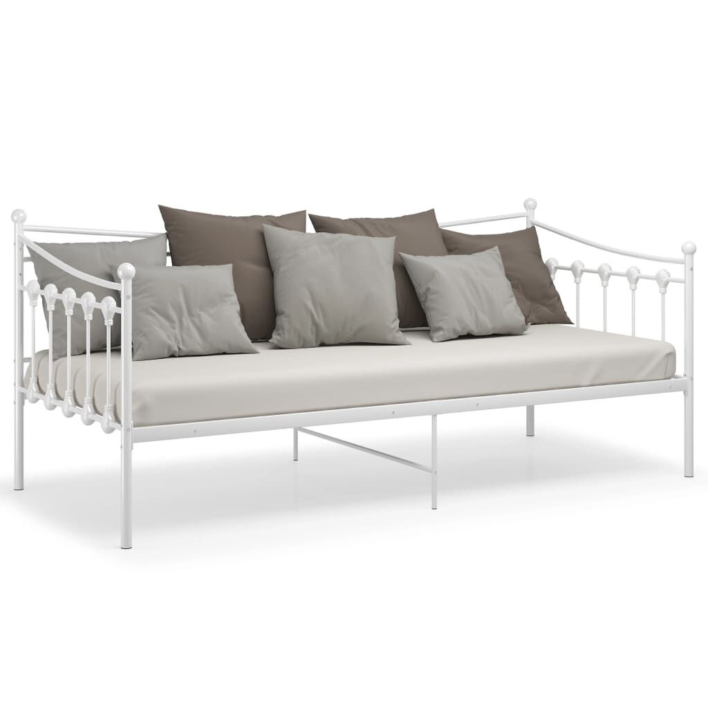 vidaXL Slaapbankframe Wit 90x200 cm - Retourdeal!